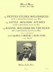 Moyse, Marcel: 24 Petites Etudes Melodiques (ISBN: 9790046180255)