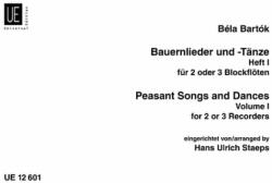 Bartók Béla: Parasztdalok és -táncok I (ISBN: 9783702432539)