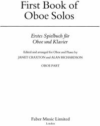 FIRST BOOK OF OBOE SOLOS - OBOE PART (ISBN: 9780571504459)