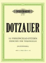 113 CELLO EXERCISES VOL2 3562 - Justus Johann Friedrich Dotzauer, Johannes Klingenberg (ISBN: 9790014042615)