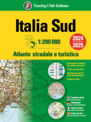 Italia. Atlante stradale e turistico 200.000. Sud (2023)