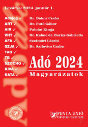 ADÓ 2024 MAGYARÁZATOK (ISBN: 9786155249969)