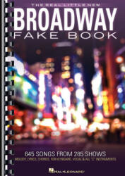 The Real Little New Broadway Fake Book: 645 Songs from 285 Shows - Hal Leonard Corp (ISBN: 9781540028174)
