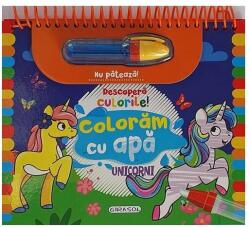 Descopera culorile! Coloram cu apa. Unicorni (ISBN: 9786060243205)
