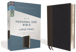 Niv, Personal Size Bible, Large Print, Leathersoft, Black, Red Letter Edition, Comfort Print - Zondervan (ISBN: 9780310454267)
