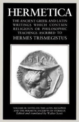 Hermetica: Volume Three - A. S. Ferguson, Walter Scott (ISBN: 9781570626326)