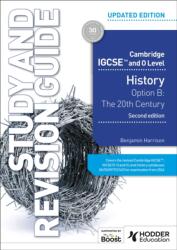 CAMBRIDGE IGCSE AND O LEVEL HISTORY STU - BENJAMIN HARRISON (ISBN: 9781398375062)