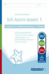 Ich kann lesen 1 - Ausgabe mit Artikelkennzeichnung (DaZ) - 1. Klasse - Katrin Langhans (ISBN: 9783939293743)