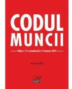 Codul muncii. Editia a 17-a actualizata la 15 ianuarie 2024 - Costel Gilca (ISBN: 9786060251439)