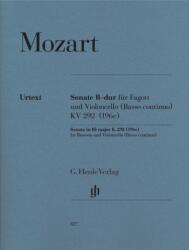 SONATE B-DUR FÜR FAGOTT UND VIOLONCELLO (ISBN: 9786440229089)