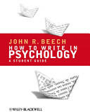 How to Write in Psychology: A Student Guide (ISBN: 9781405156943)