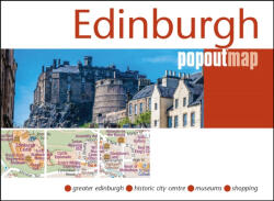 Edinburgh térkép Edinburgh várostérkép PopOut Maps 2022 (ISBN: 9781914515286)