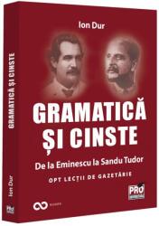 Gramatica si cinste. De la Eminescu la Sandu Tudor. Opt lectii de gazetarie - Ion Dur (ISBN: 9786062618421)