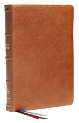 Nkjv, Reference Bible, Classic Verse-By-Verse, Center-Column, Premium Goatskin Leather, Brown, Premier Collection, Red Letter, Comfort Print: Holy Bib - Thomas Nelson (ISBN: 9780785256168)