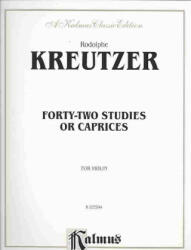 KREUTZER 42 STUD CAPRICES V - Rudolphe Kreutzer, Alfred Publishing (ISBN: 9780769257761)