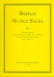 MUSICA SACRA III KÁNONOK, ÖSSZKAROK (ISBN: 9786400158046)