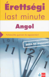 Érettségi Last minute - Angol (ISBN: 9789635780990)
