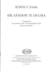 SÍK SÁNDOR TE DEUMA VEGYESKARRA (ISBN: 9786400160711)