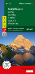 WK 223 Karnische Alpen - Gailtal - Gitschtal - Nassfeld - Lesachtal - Weissensee - Oberdrautal - túristatérkép (ISBN: 9783707920628)