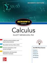 Schaum's Outline of Calculus, Seventh Edition (2021)