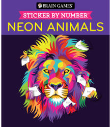Brain Games - Sticker by Number: Neon Animals - Brain Games, New Seasons (ISBN: 9781639385058)