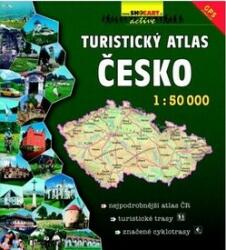 Csehország atlasz, Csehország turista és kerékpáros atlasz 1: 50 000 Shocart Csehország turistatérképek (ISBN: 9788072246687)