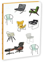 Mid-Century Modern Chairs A5 Notebook (ISBN: 9781623258511)