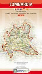 Lombardia térkép LAC Italy 1: 250 000 (ISBN: 9788879148443)