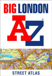 Nagy London atlasz AZ kiadó London várostérkép 2024 (ISBN: 9780008663490)