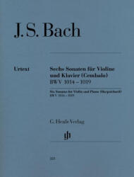 Bach, Johann Sebastian: 6 Sonatas for Violin and Piano (ISBN: 9790201802237)