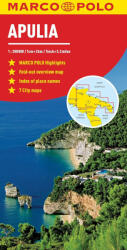 Puglia térkép Marco Polo 1: 200 000 Apulia térkép (ISBN: 9783829755771)