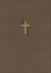 Niv Larger Print Compact Bible Leathersoft Brown Red Letter Comfort Print (ISBN: 9780310458104)