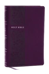NKJV Holy Bible, Personal Size Large Print Reference Bible, Purple, Leathersoft, 43, 000 Cross References, Red Letter, Thumb Indexed, Comfort Print: Ne - Nelson, Thomas (2023)