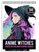 Carte de colorat pentru adulti, 50 de ilustratii Anime Witches (ISBN: 3874783780278)