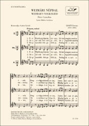 Liszt Ferenc: Weimari népdal / Serkentő (ISBN: 9790080037591)