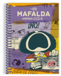 AGENDA 2024 MAFALDA PARA LA MUJER ANILLADA VIOLETA - QUINO (2023)