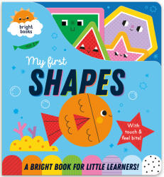 Carte pentru copii, NPP, RAINBOW-COATED BOARD BOOK - FIRST SHAPES, 6 luni+ (ISBN: 9781835090244)