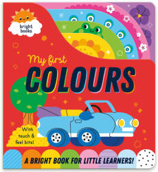 Carte pentru copii, NPP, RAINBOW-COATED BOARD BOOK - FIRST COLOURS, 6 luni+ (ISBN: 9781835090220)