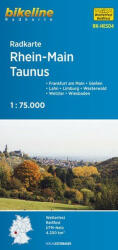 Rhein kerékpáros térkép Bikeline-Radkarte RK-HES04, Rhein-Main-Taunus Esterbauer 2020. 1: 75.000 (ISBN: 9783850008624)