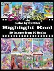 Color By Number Highlight Reel - 50 Images from 50 Books: Greatest Hits Adult Coloring Book (ISBN: 9781954883154)