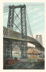 Vintage Journal Boat on Fire under Williamsburg Bridge New York City (ISBN: 9781669511151)