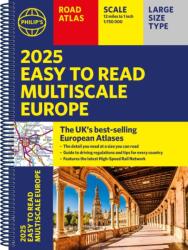 Európa autós atlasz - 2024-2025 - Philip's (ISBN: 9781849076609)