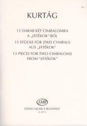 13 DARAB KÉT CIMBALOMRA A "JÁTÉKOK"-BÓL (ISBN: 9786350240921)