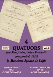 4 QUATUORS POUR FLUTE, VIOLIN, VIOLE ET VIOLONCELLE - VOL. 2 (ISBN: 9790902441063)