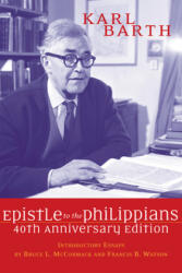 Epistle to the Philippians, 40th Anniversary Edition - Karl Barth (ISBN: 9780664224202)
