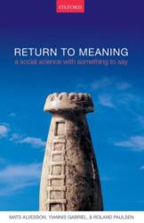 Return to Meaning (ISBN: 9780198787099)