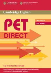 PET Direct WB with Answers OOP (ISBN: 9780521167154)
