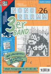 Nonogramm 3er-Band Nr. 26 - Conceptis Puzzles (ISBN: 9783905573619)