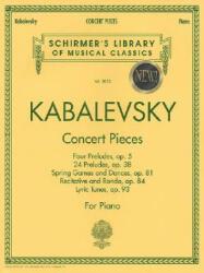 Concert Pieces: Piano Solo - G Schirmer Inc, Dmitri Kabalevsky (ISBN: 9780793589289)