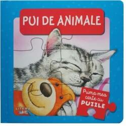 Prima mea carte cu puzzle. Pui de animale (ISBN: 9786060958277)